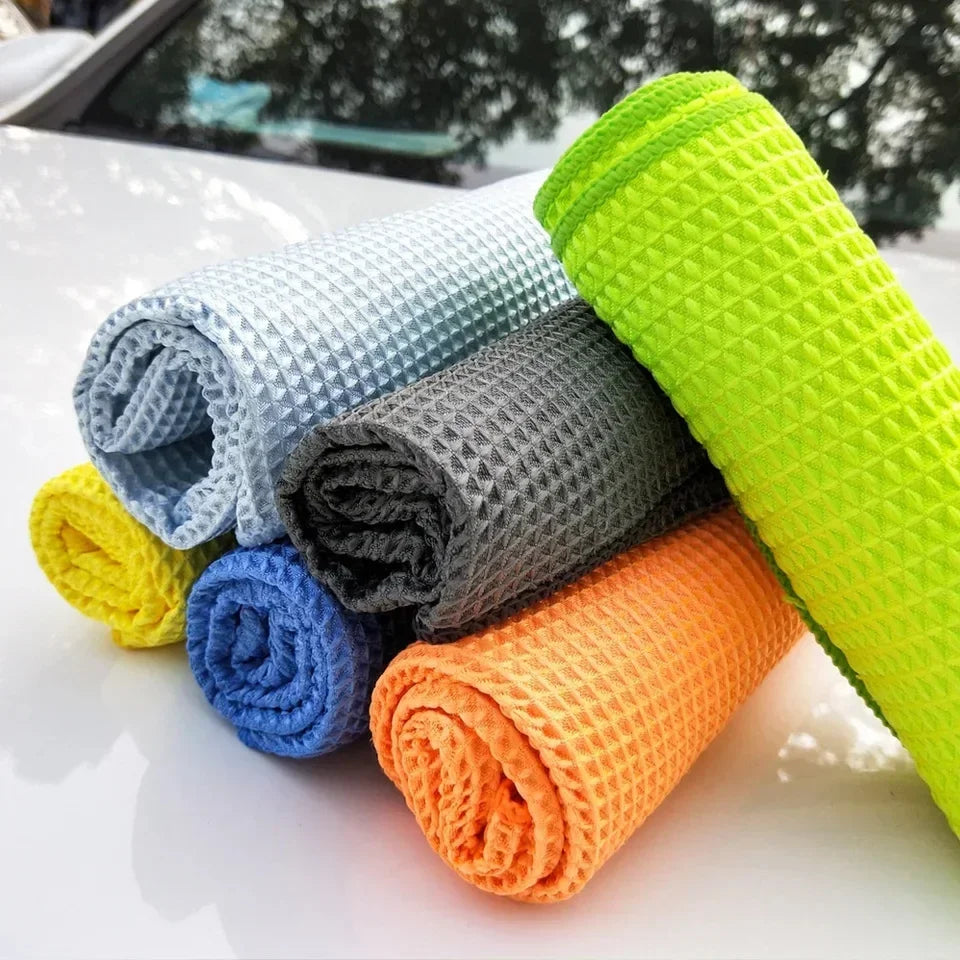 Glass Cleaning Waffle Microfiber (2 Pack)