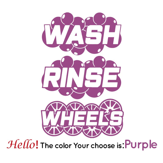 Wash Bucket Sticker Set