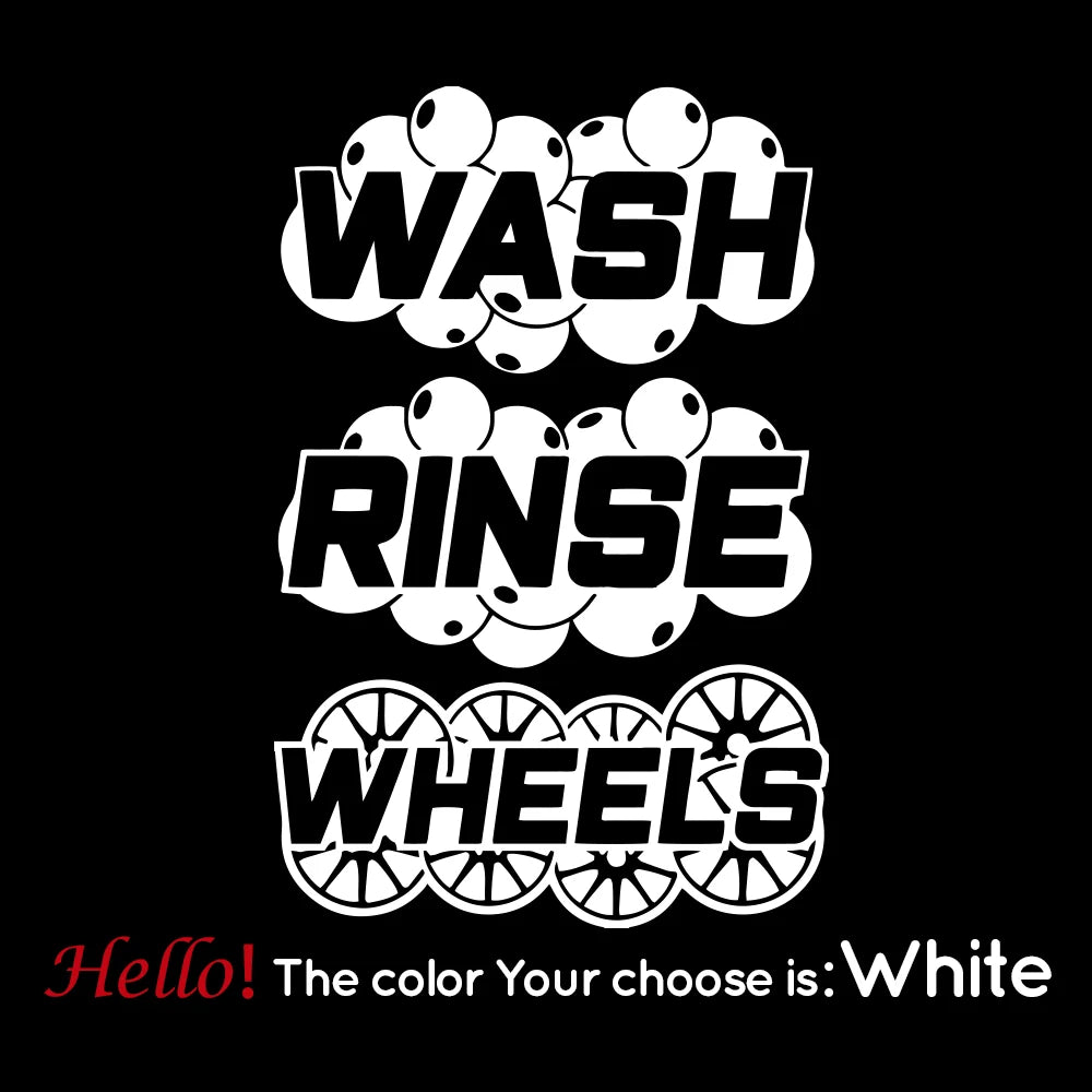 Wash Bucket Sticker Set