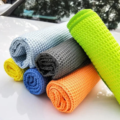 Glass Cleaning Waffle Microfiber (2 Pack)