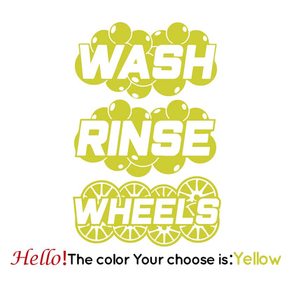 Wash Bucket Sticker Set
