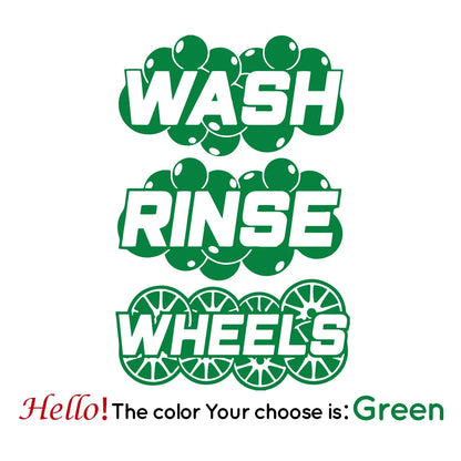 Wash Bucket Sticker Set