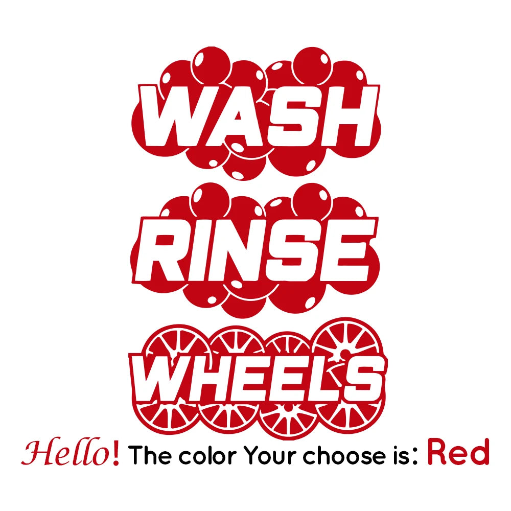 Wash Bucket Sticker Set