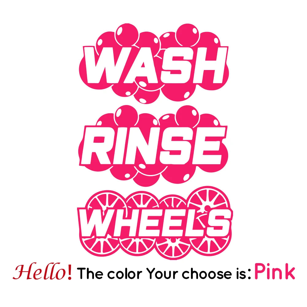 Wash Bucket Sticker Set