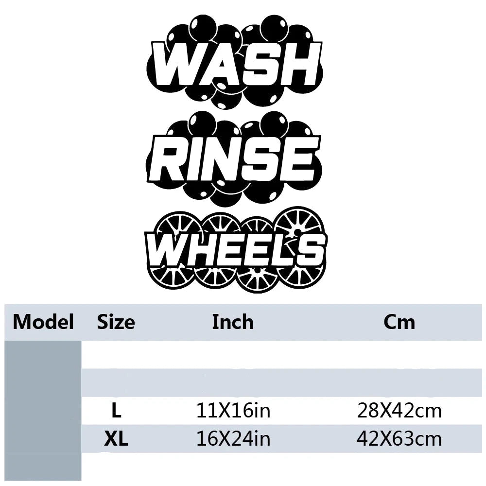 Wash Bucket Sticker Set