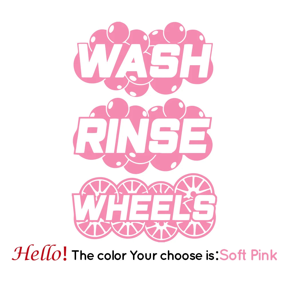 Wash Bucket Sticker Set