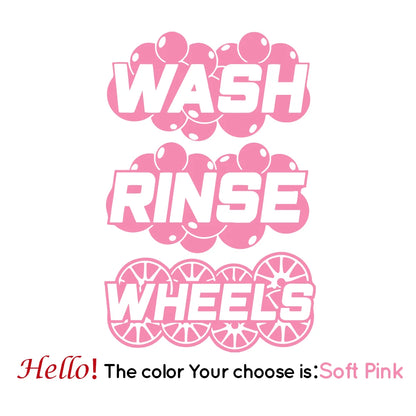 Wash Bucket Sticker Set